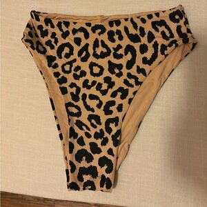 Toluca Leopard Print Bikini Bottom
